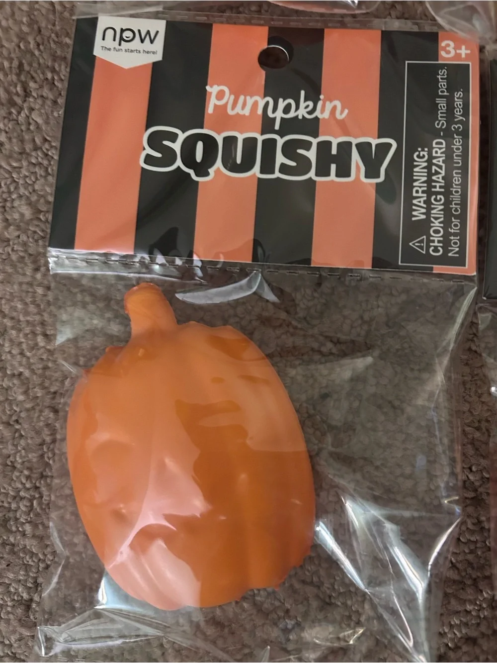 Pumpkin Squishy Stress Toys - Orange (12)